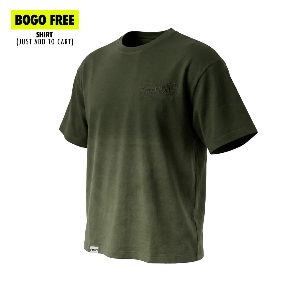 FOUNDATION TEE - OLIVE WASH