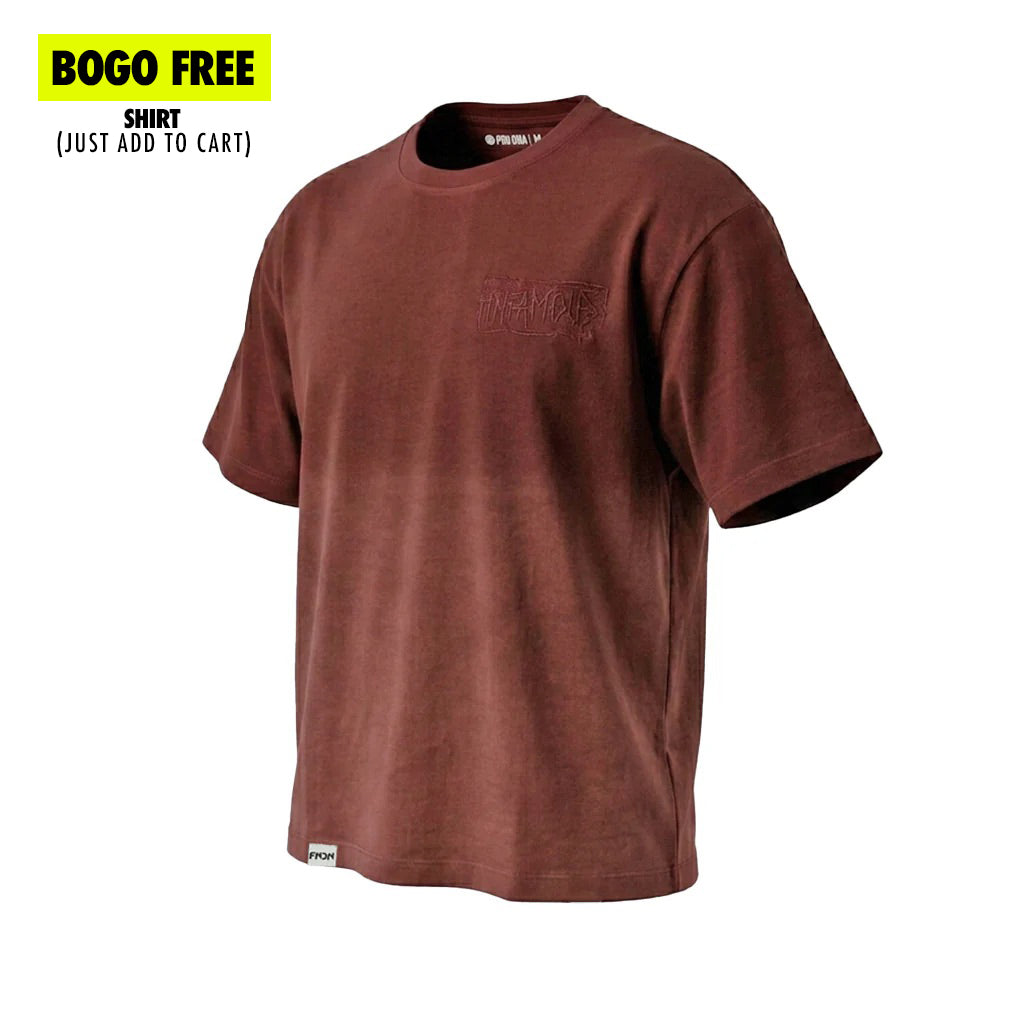 FOUNDATION TEE - RED WASH