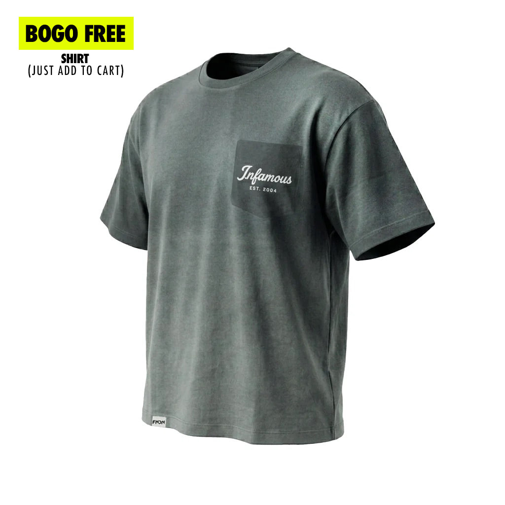 STANDARD TEE - SLATE GREY WASH