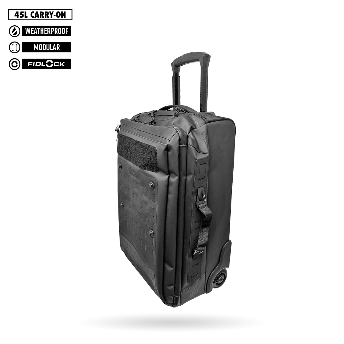 FNDN® MODULAR WEATHERPROOF 22" ROLLING CARRY-ON GEARBAG - 45L