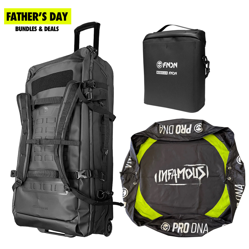 FNDN® 120L MODULAR WEATHERPROOF ROLLING GEARBAG - XL (GEN 3) - BUNDLE