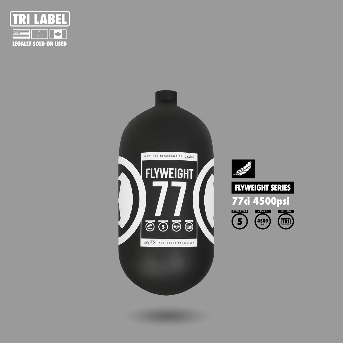 FLYWEIGHT TANK 77CI - CORE SKULL