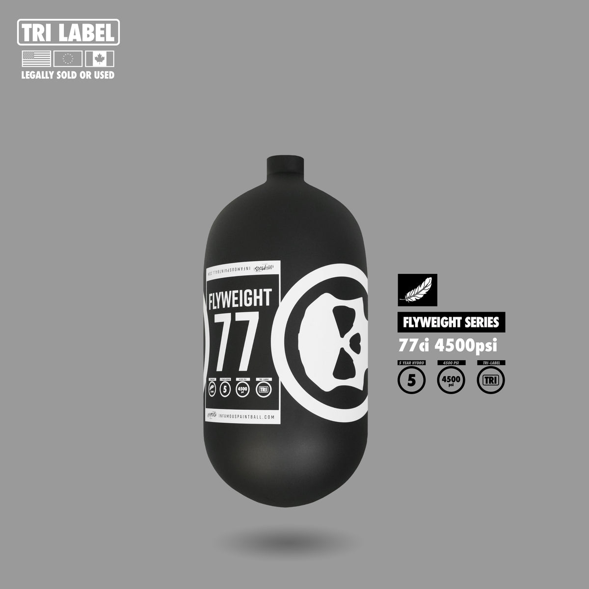 FLYWEIGHT TANK 77CI - CORE SKULL