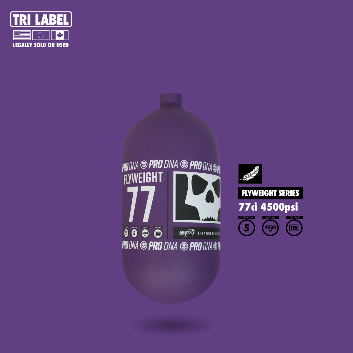 FLYWEIGHT TANK 77CI - RC SKULL