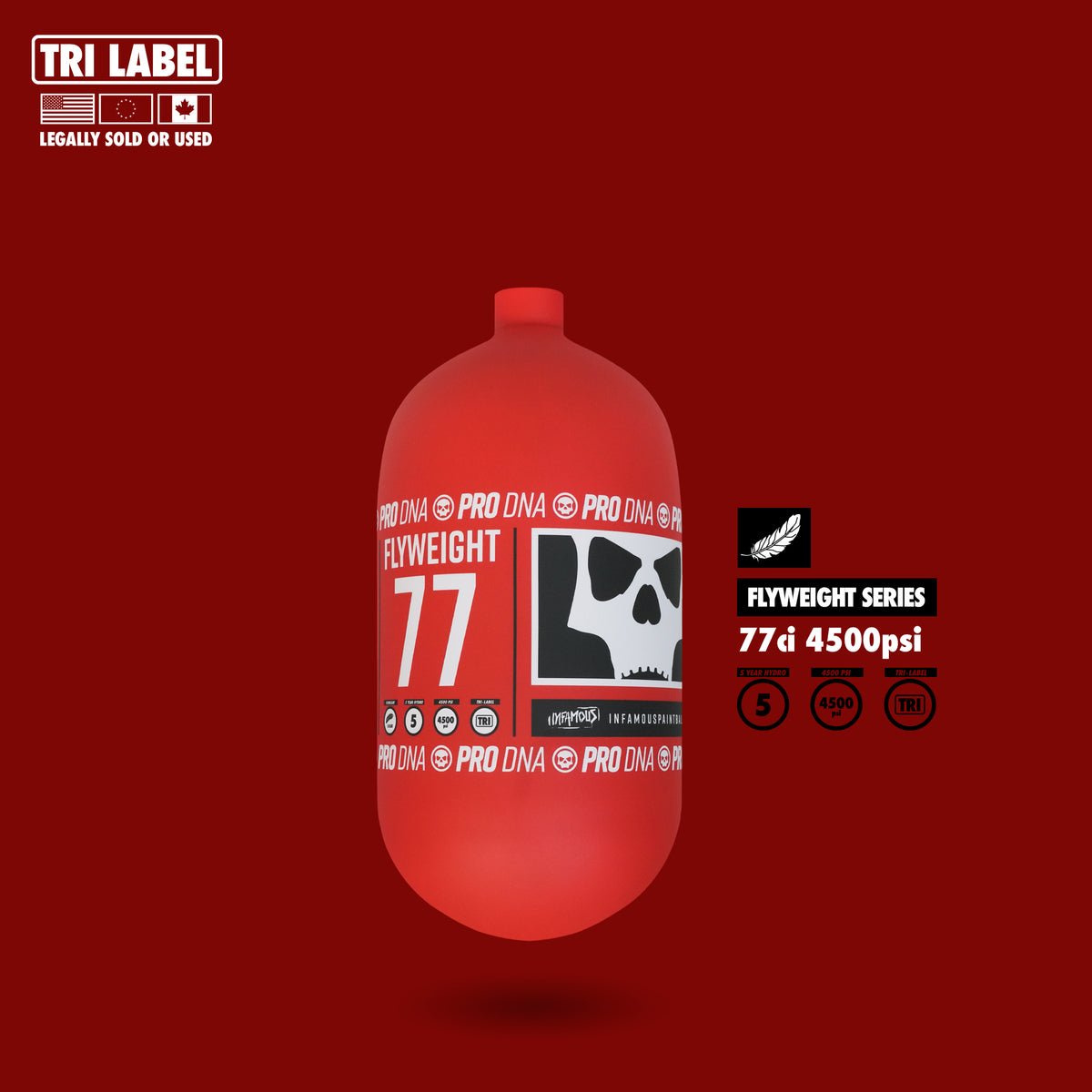 FLYWEIGHT TANK 77CI - RC SKULL