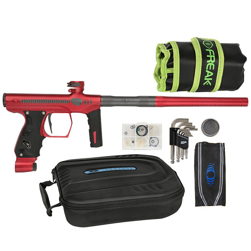 DLX x Method Shocker ERA Paintball Gun - Red/Pewter