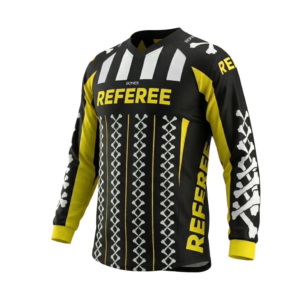 BONES MESH REF JERSEY - WHITE / YELLOW